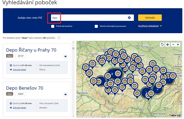 DEPA České pošty