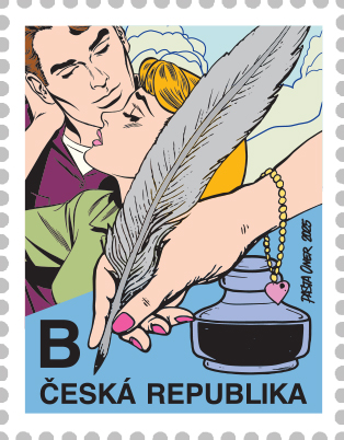 Milostný dopis B Nejkrásnější známka r. 2016