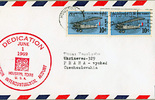 US airmail envelope, mailed from Houston 1 June 1969 