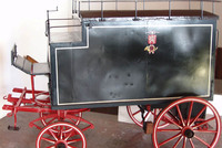 Parcel mail coach used by the Czechoslovak Post