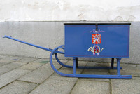 Hand-drawn mail sled