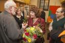 Foto 05 - Paní Rita Vosolsobě - Gratulace ke knize během křtu přijala i manželka Tomáše Vosolsobě Rita, která je hlavní iniciátorkou celého projektu.